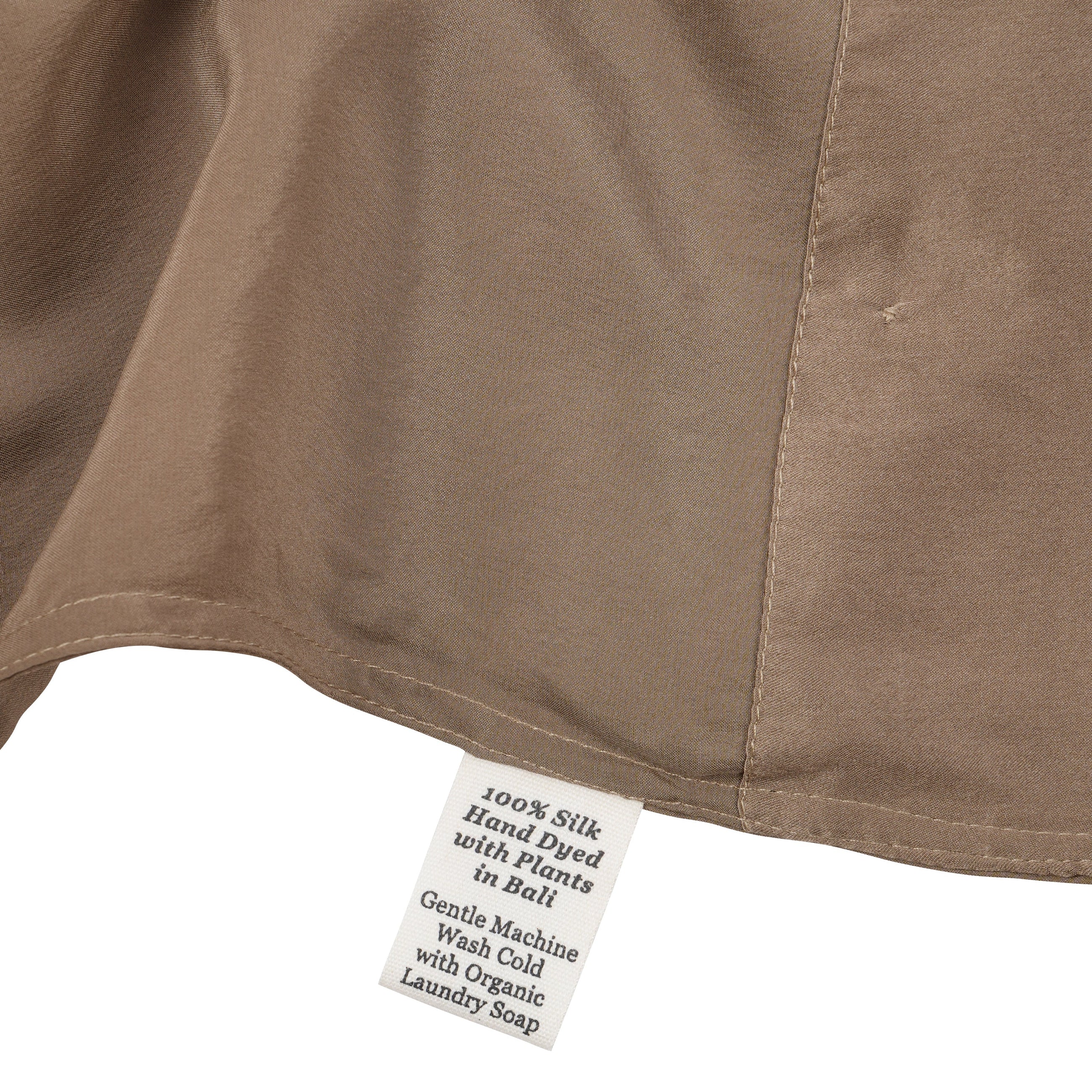 Bark Pillowcase in Pure Mulberry Silk