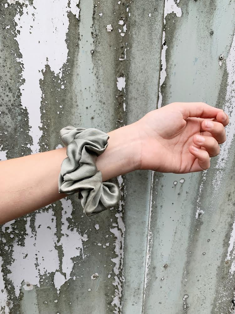 Silk Scrunchie Celadon