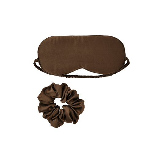 Chaga Brown Botanical Silk Sleep Set
