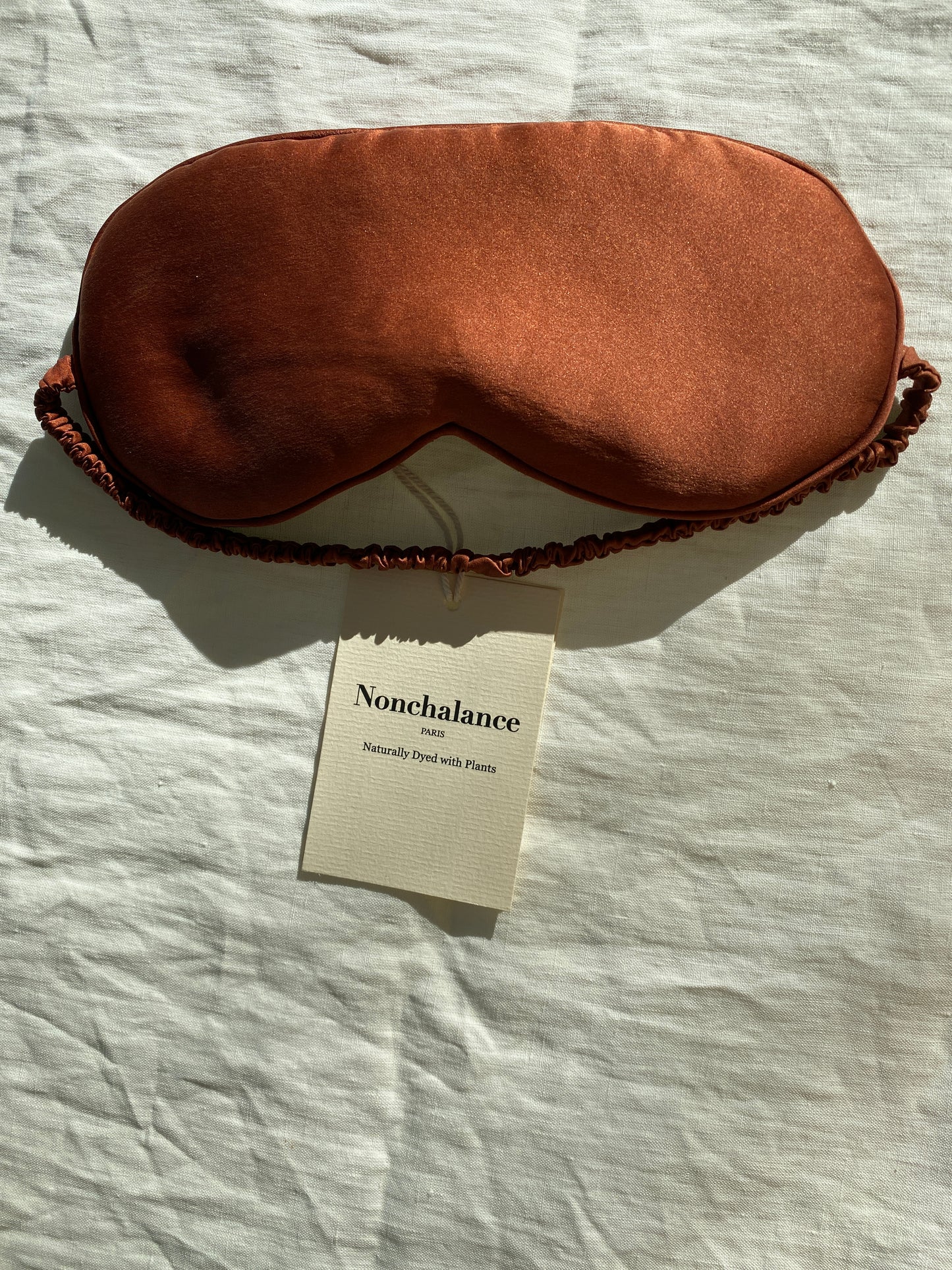 Silk Sleep Mask Saffron