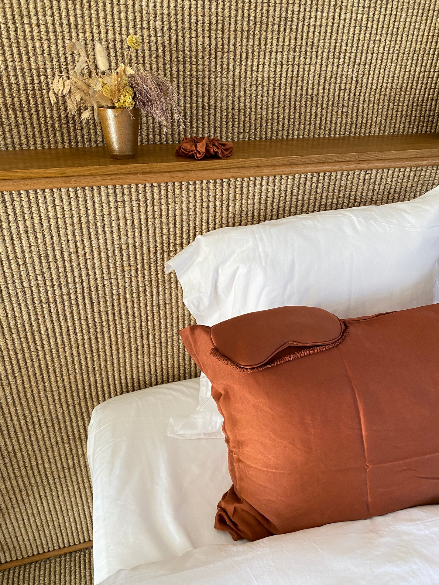 Silk Sleep Mask Saffron