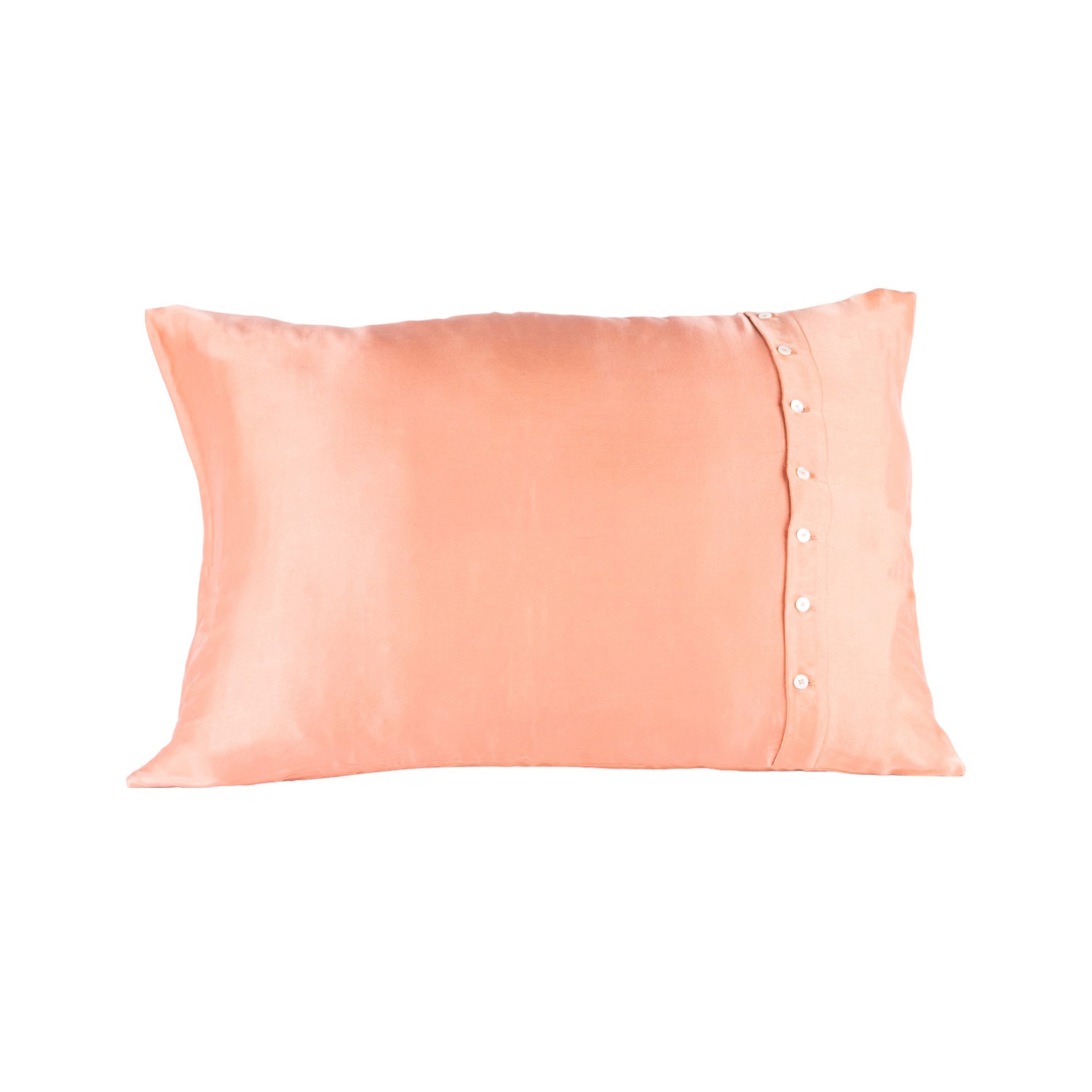 Taie d'oreiller en soie pure Terracotta