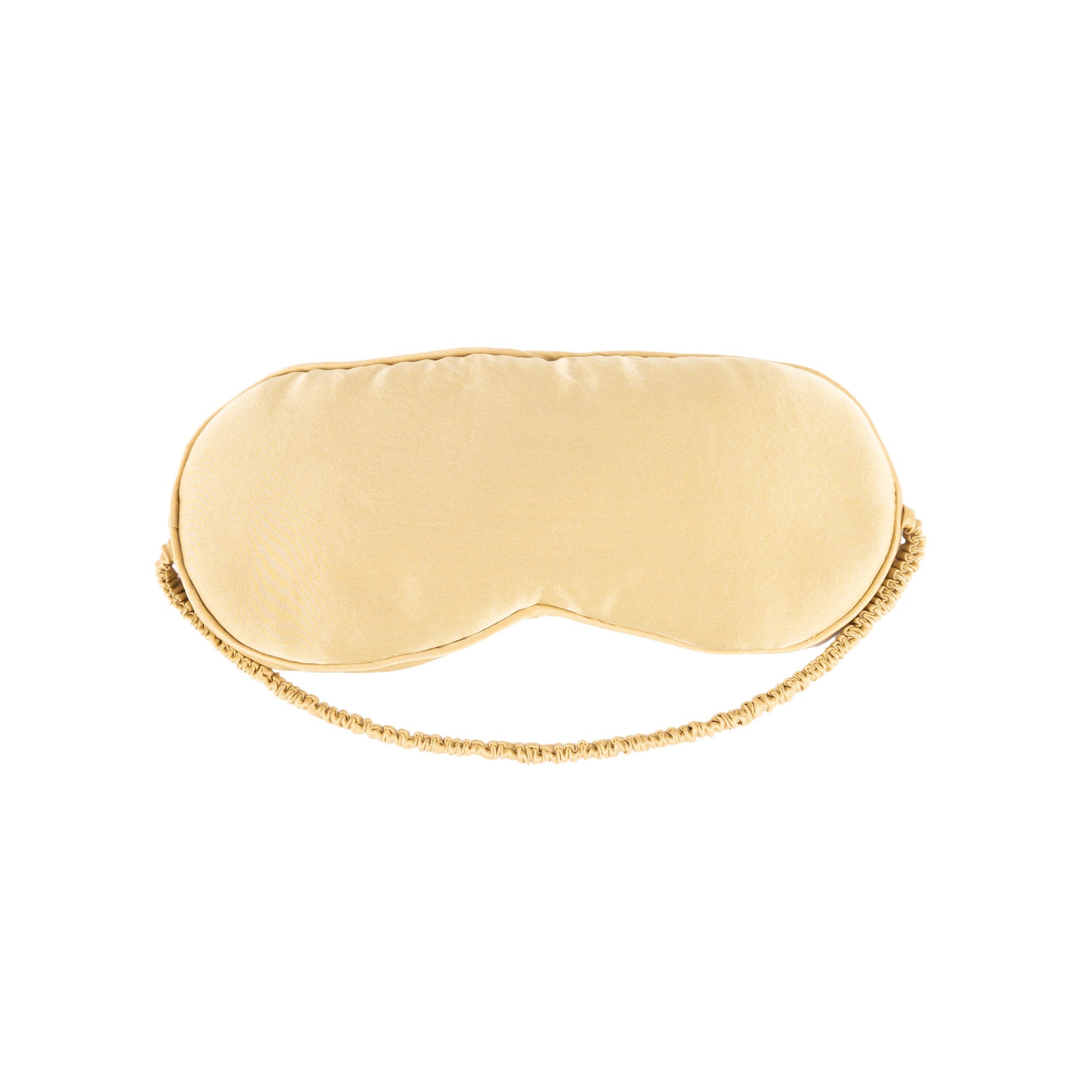 Masque de nuit en soie pure Gold
