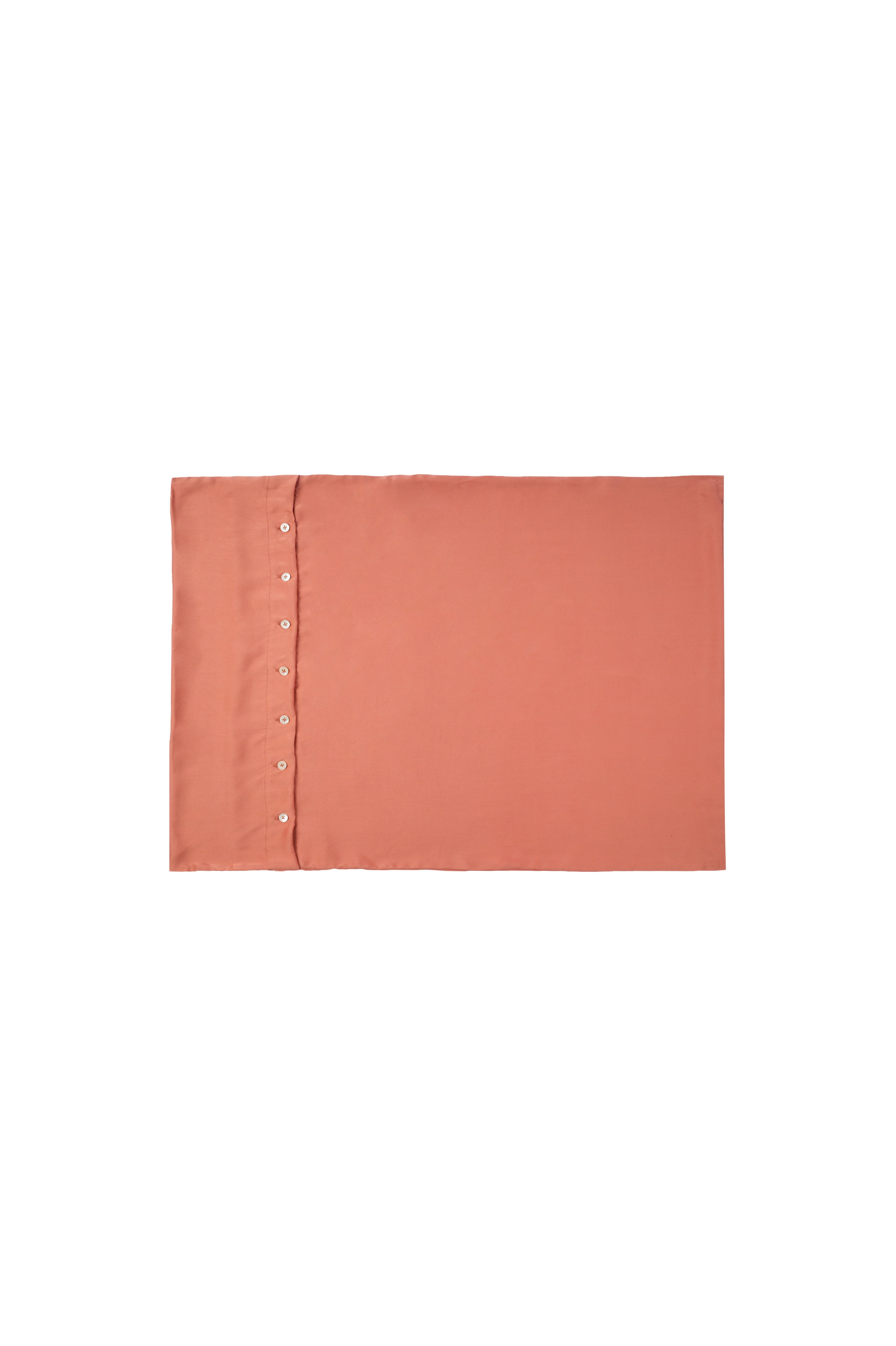Taie d'oreiller en soie pure Red Coral
