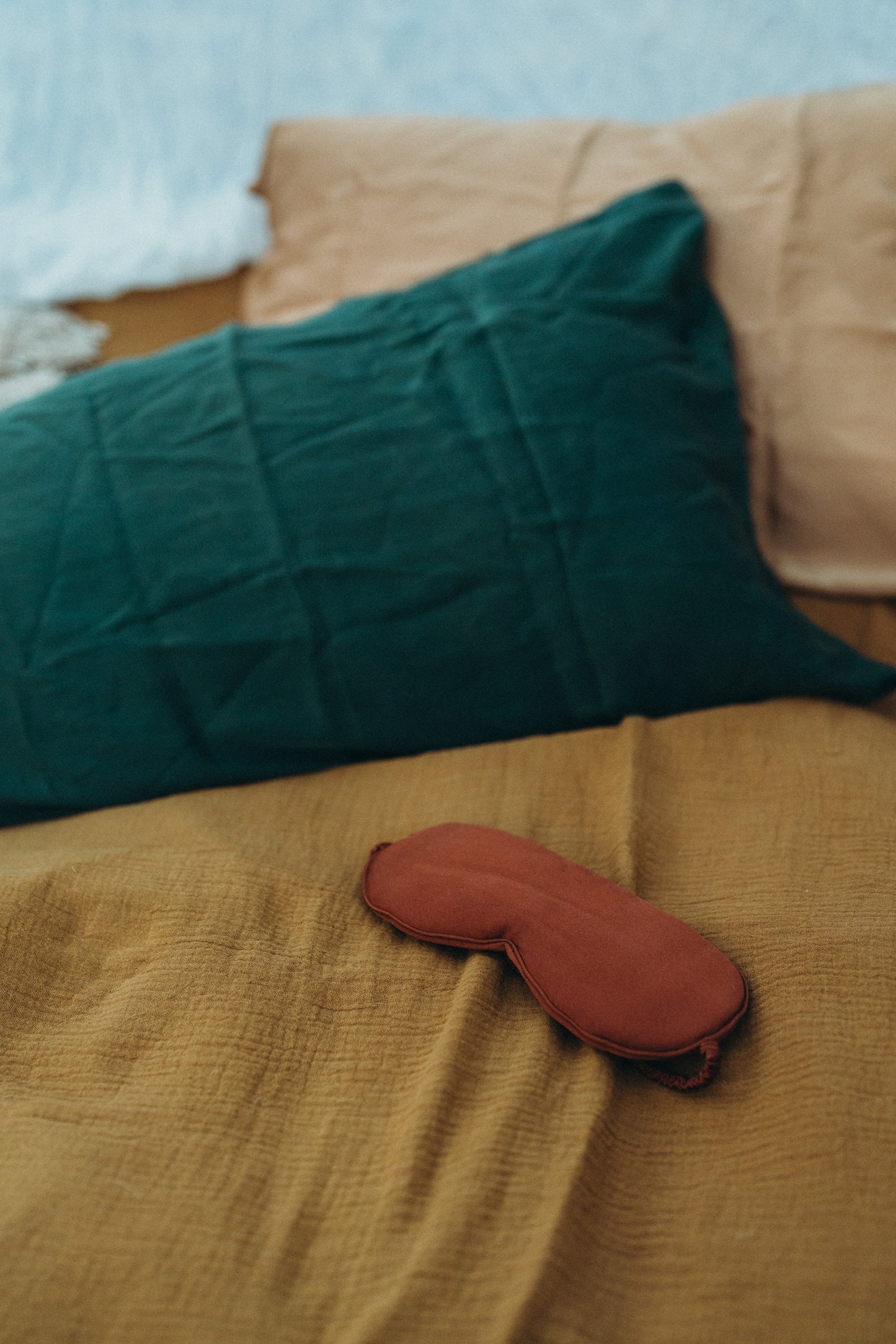 Silk Sleep Mask Saffron