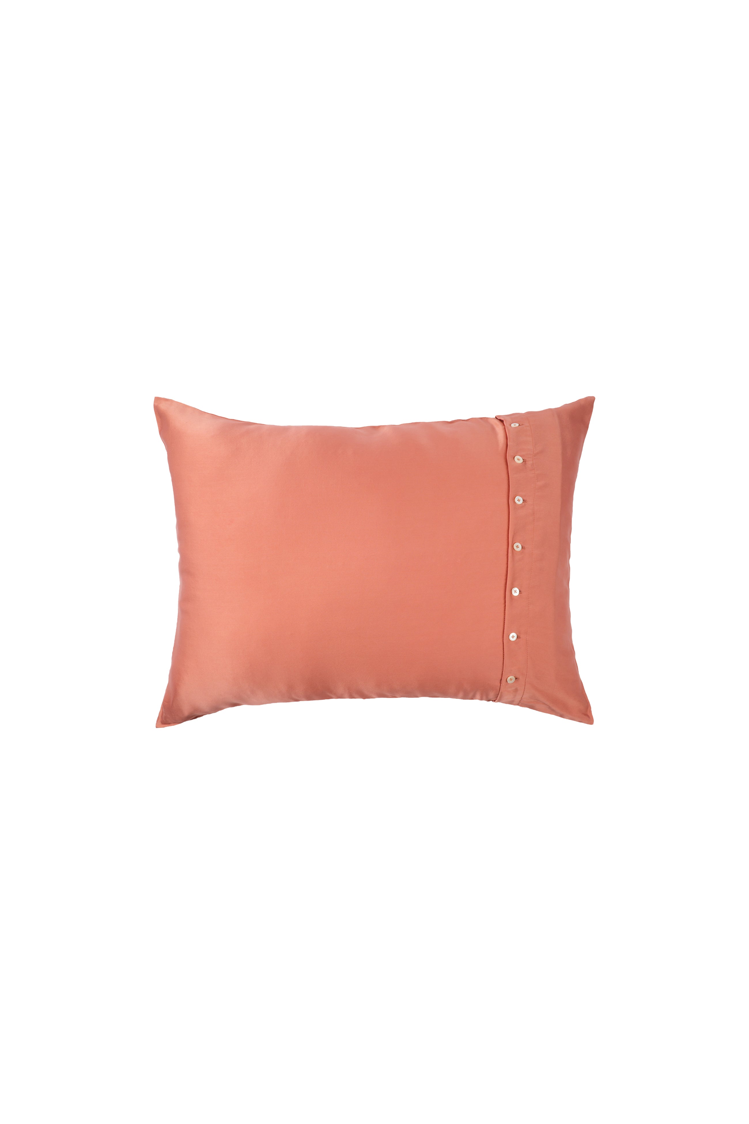 Plant-dyed mulberry silk sleep mask in Saffron color, handmade in Bali