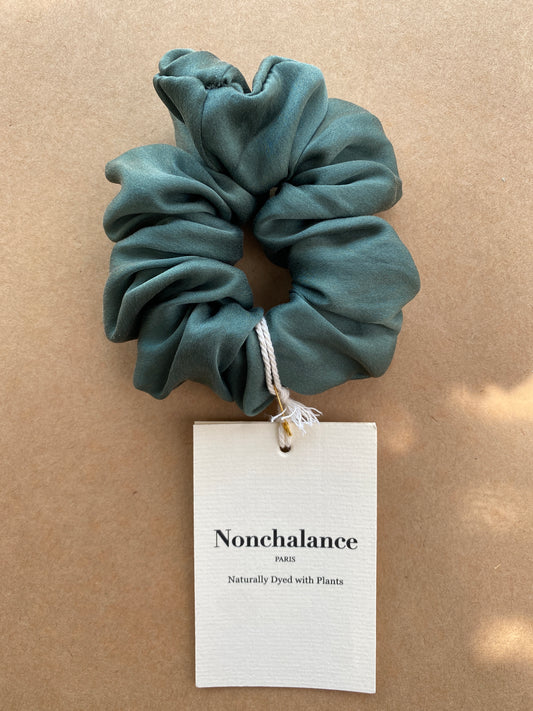 Silk Scrunchie Emerald