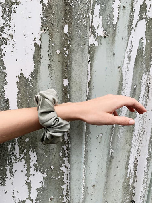 Silk Scrunchie Celadon