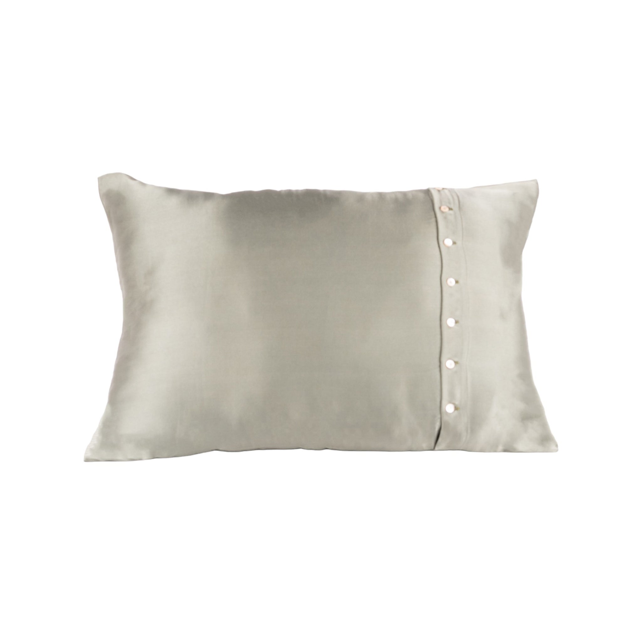 Taie d'oreiller en soie pure Celadon
