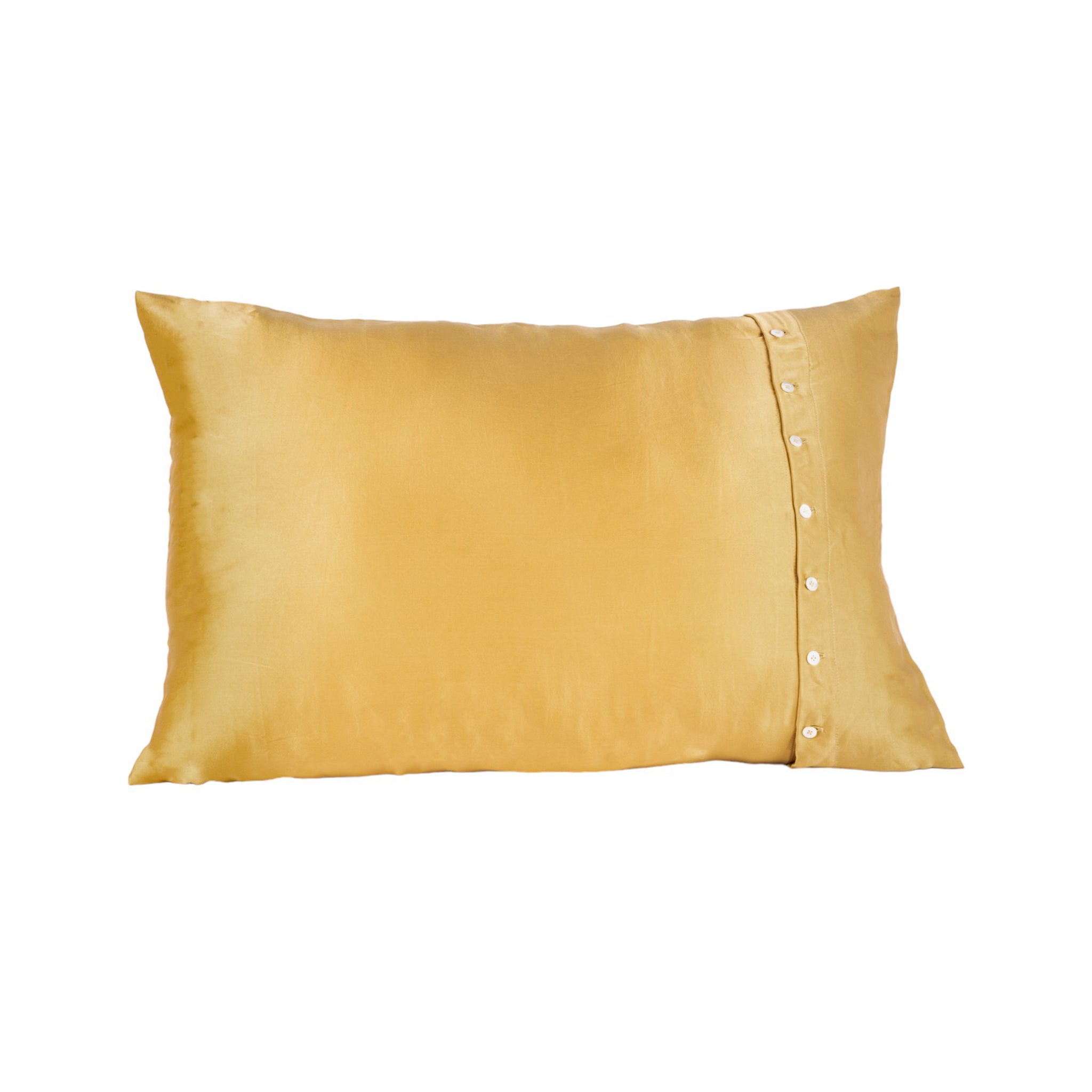 Taie d'oreiller en soie pure Gold