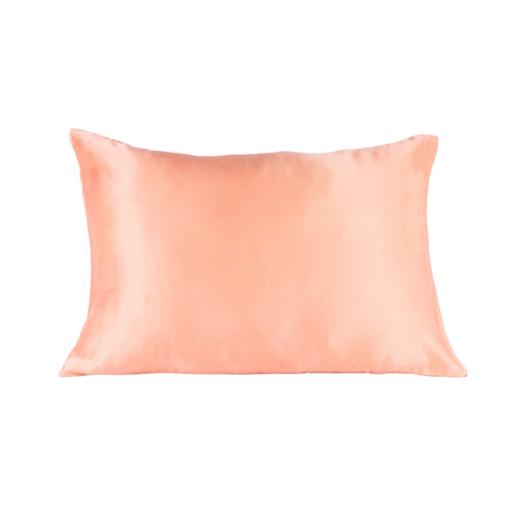 Taie d'oreiller en soie pure Terracotta