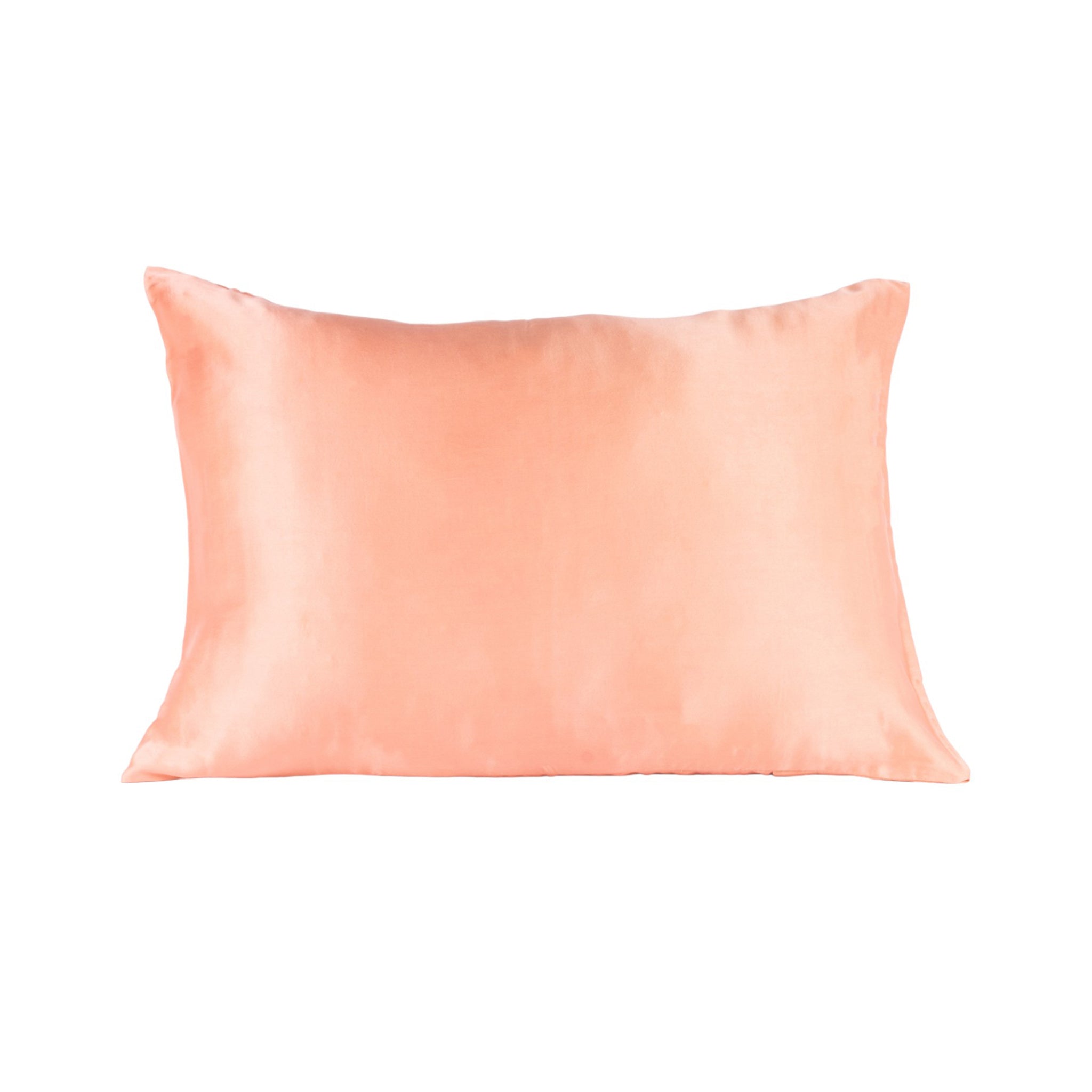 Taie d'oreiller en soie pure Terracotta