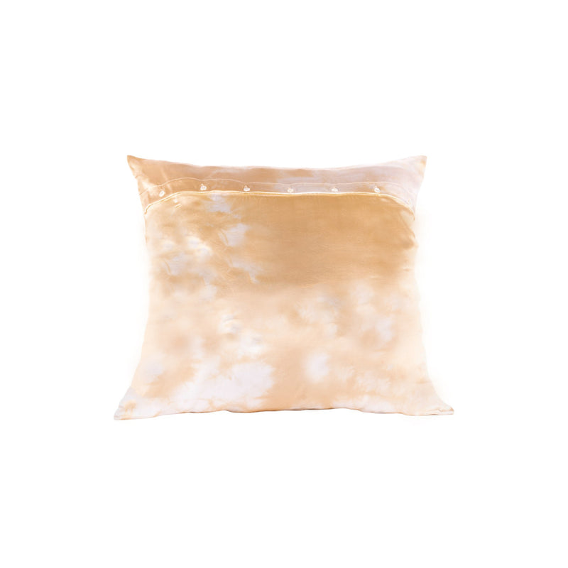 Taie d'oreiller en soie pure Old Rose Tie & Dye
