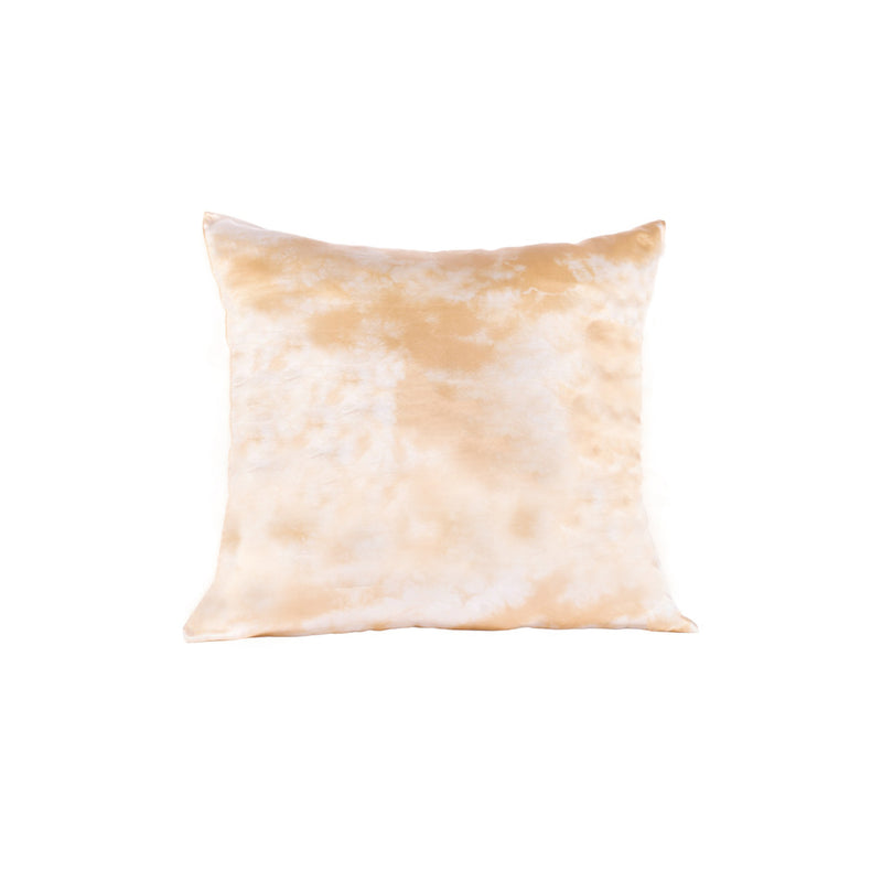Taie d'oreiller en soie pure Old Rose Tie & Dye