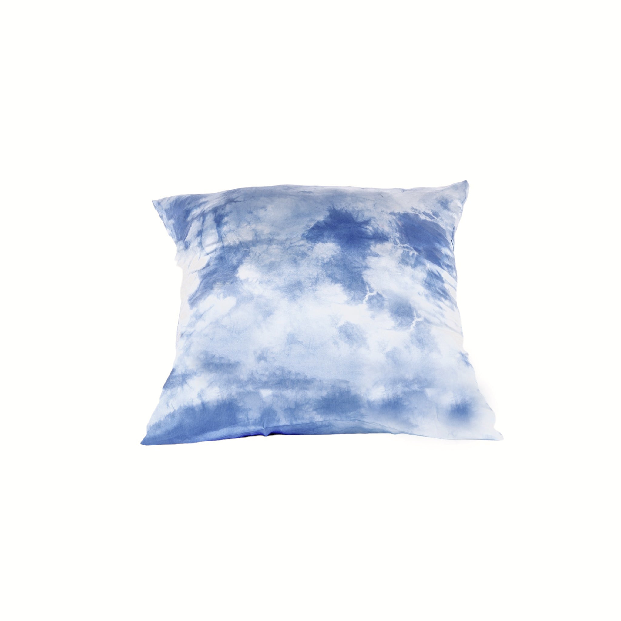 Indigo Tie & Dye Pillowcase in Pure Mulberry Silk