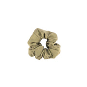 Chouchou en soie pure Olive