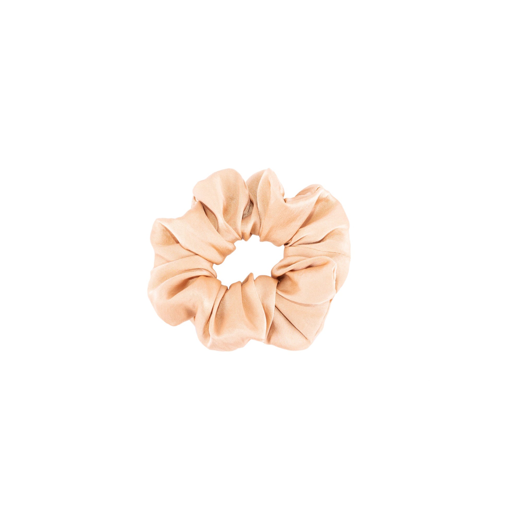 Old Rose Scrunchie in Pure Mulberry Silk