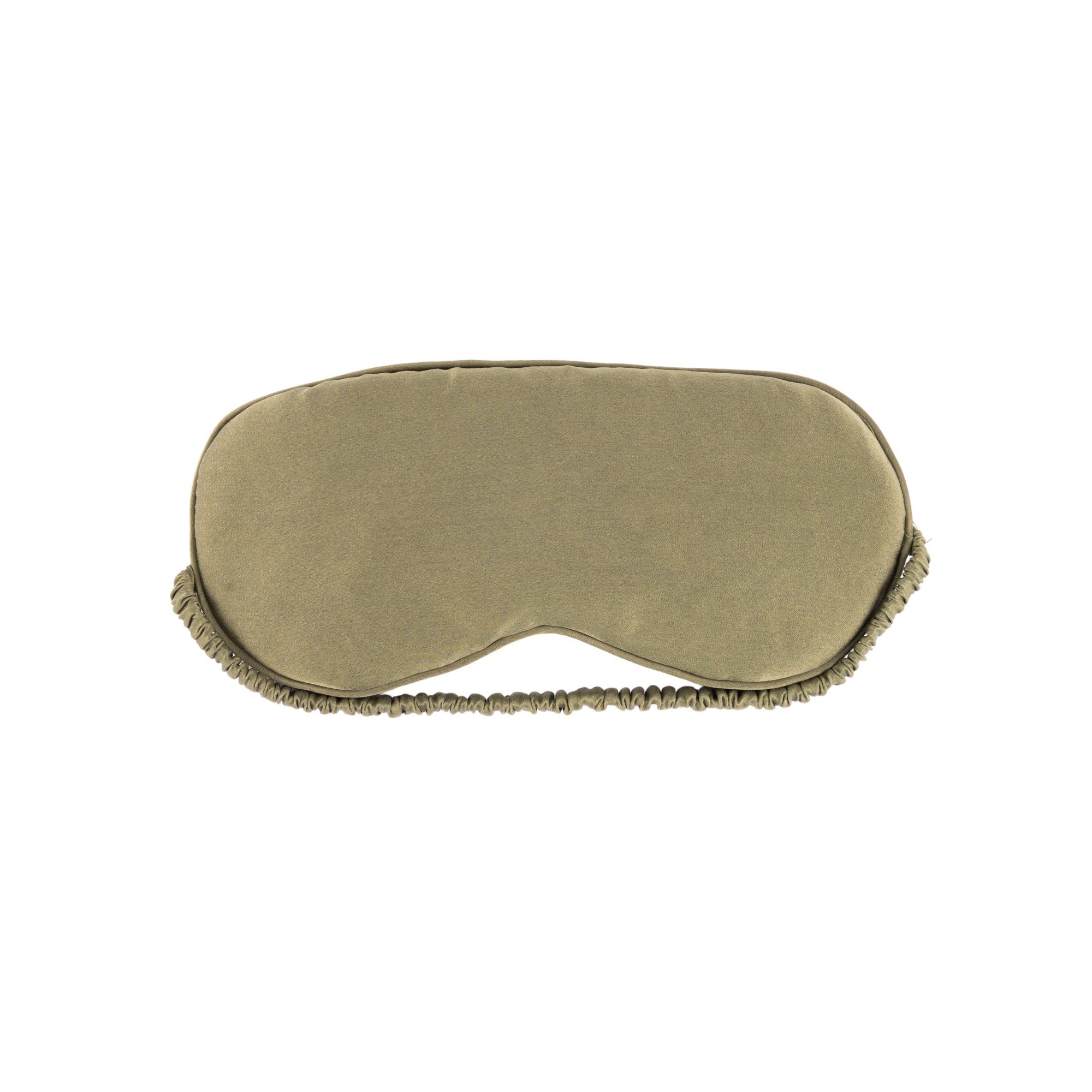 Masque de nuit en soie pure Olive