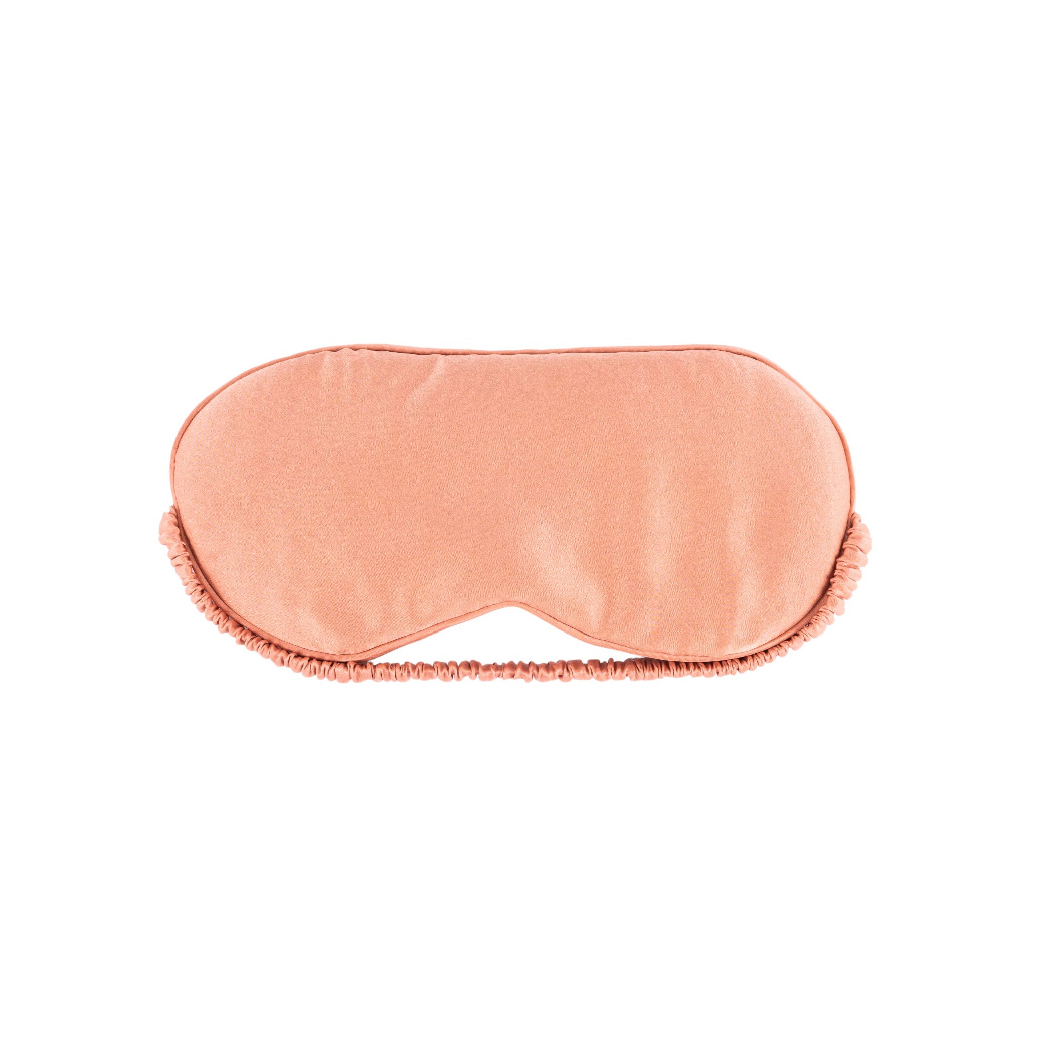 Masque de nuit en soie pure Terracotta