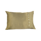 Taie d'oreiller en soie pure Olive