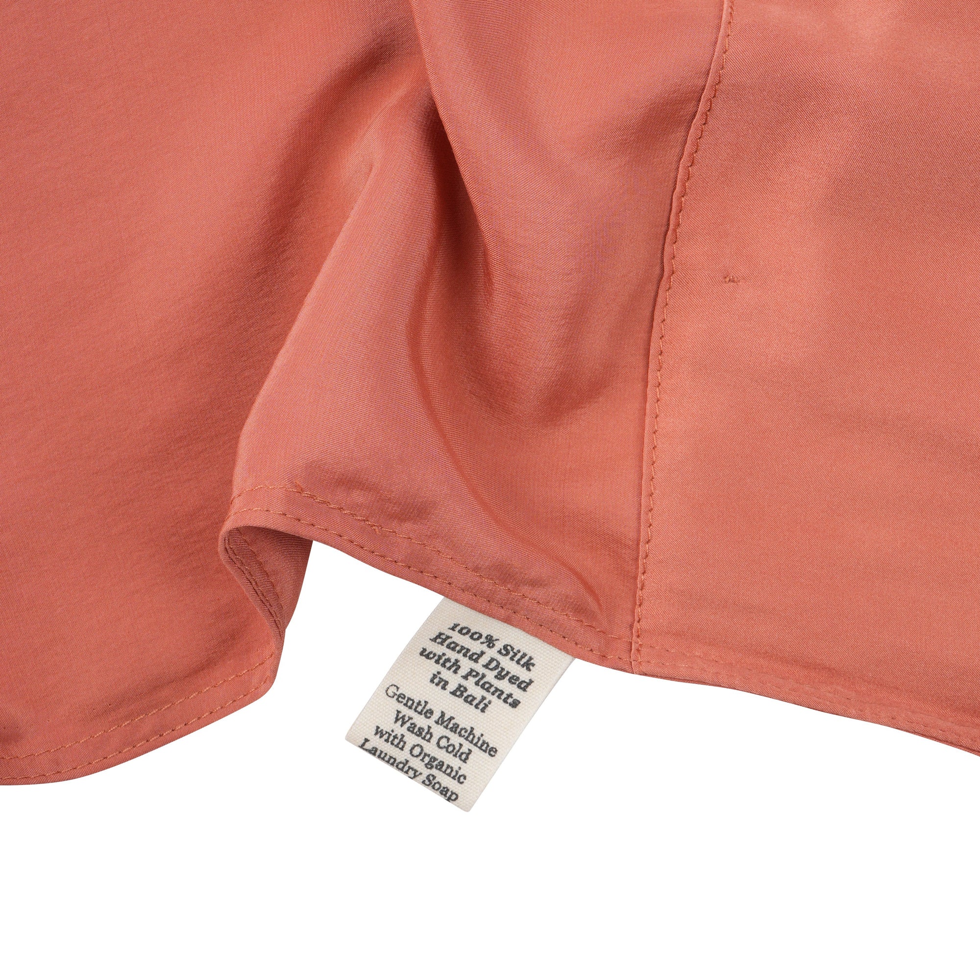 Taie d'oreiller en soie pure Red Coral