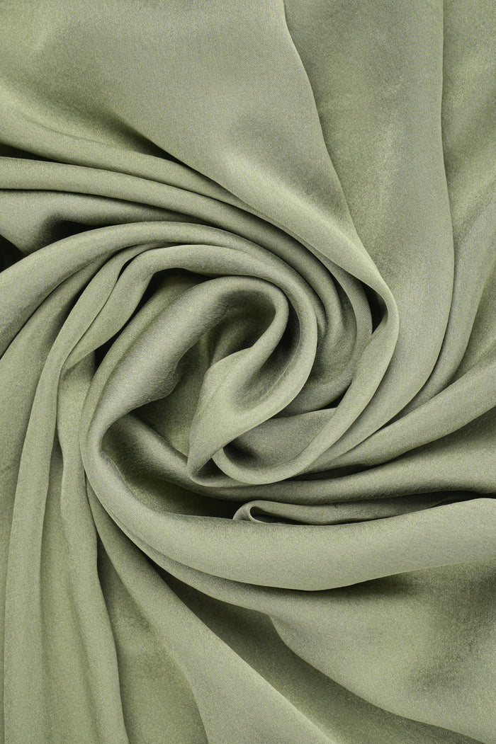 Plant-dyed mulberry silk pillowcase in Bark color, handmade in Bali