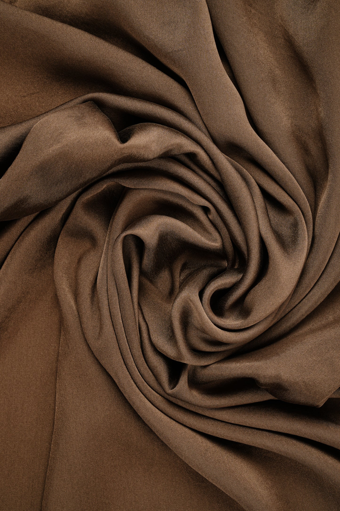 Plant-dyed mulberry silk pillowcase in Chaga Brown color, handmade in Bali