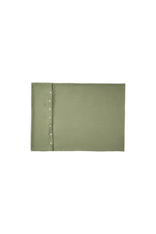 Plant-dyed mulberry silk pillowcase in Bark color, handmade in Bali