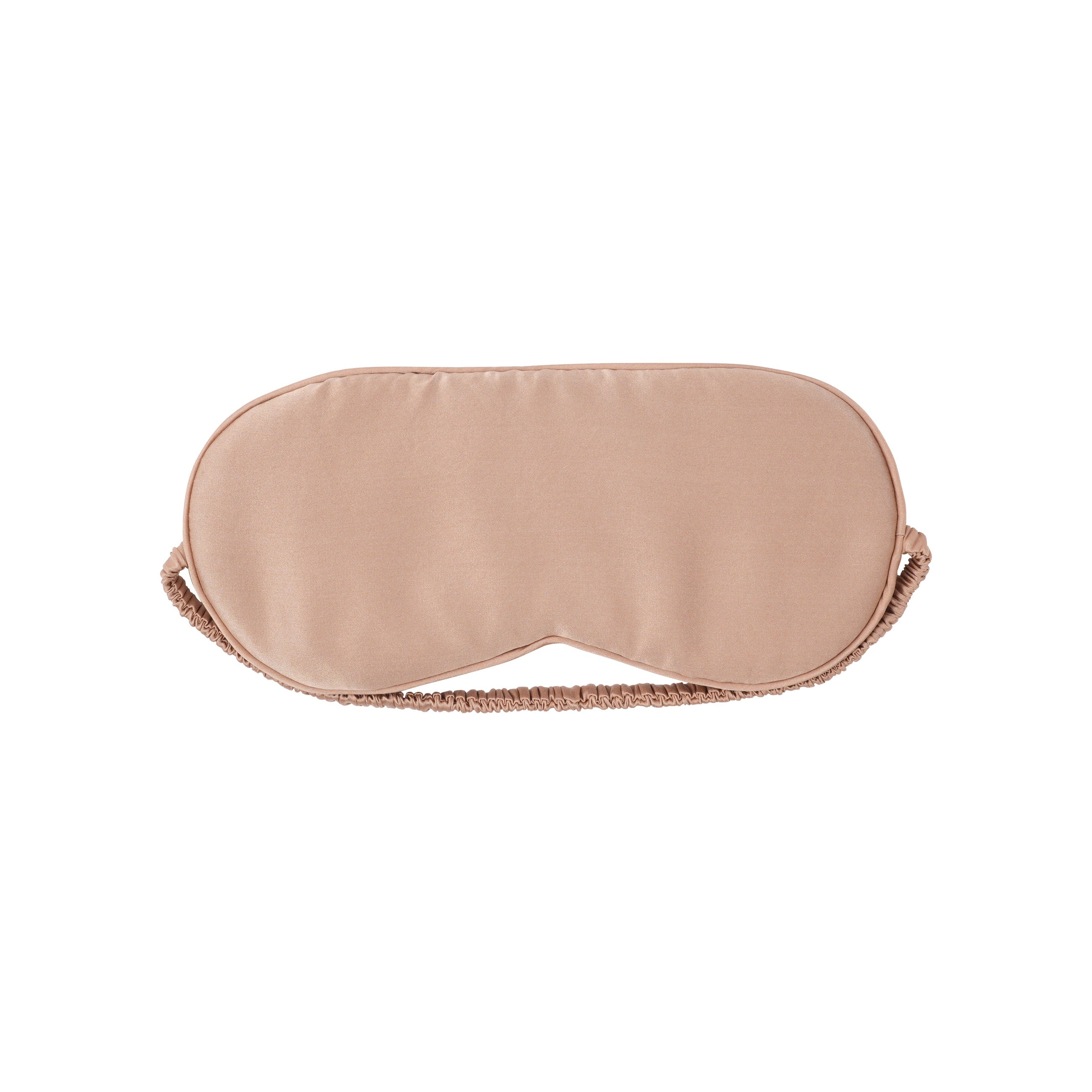 Plant-dyed mulberry silk sleep mask in Orchid color, handmade in Bali