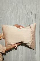 Taie d'oreiller en soie pure Old Rose